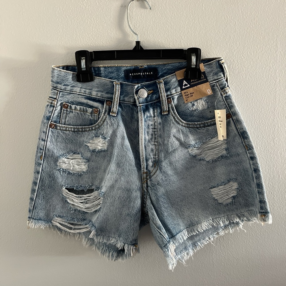 Vintage Aeropostale 90’s High Rise Cut-Off Jean shorts